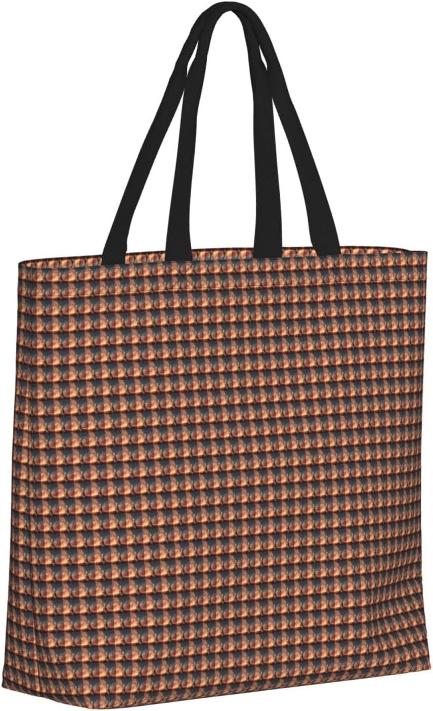 Statue Of Liberty In Nyc Print Eco-Friendly Tote Lightweight Grocery Bag Daily Commuting Travel Beach Gym Use