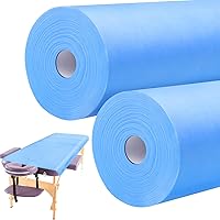 Vista 10 de Tudomro 2 rollos de sábanas desechables no tejidas para mesa de masaje, sábanas de masaje de tela no tejida, impermeable, cubierta de cama Negro