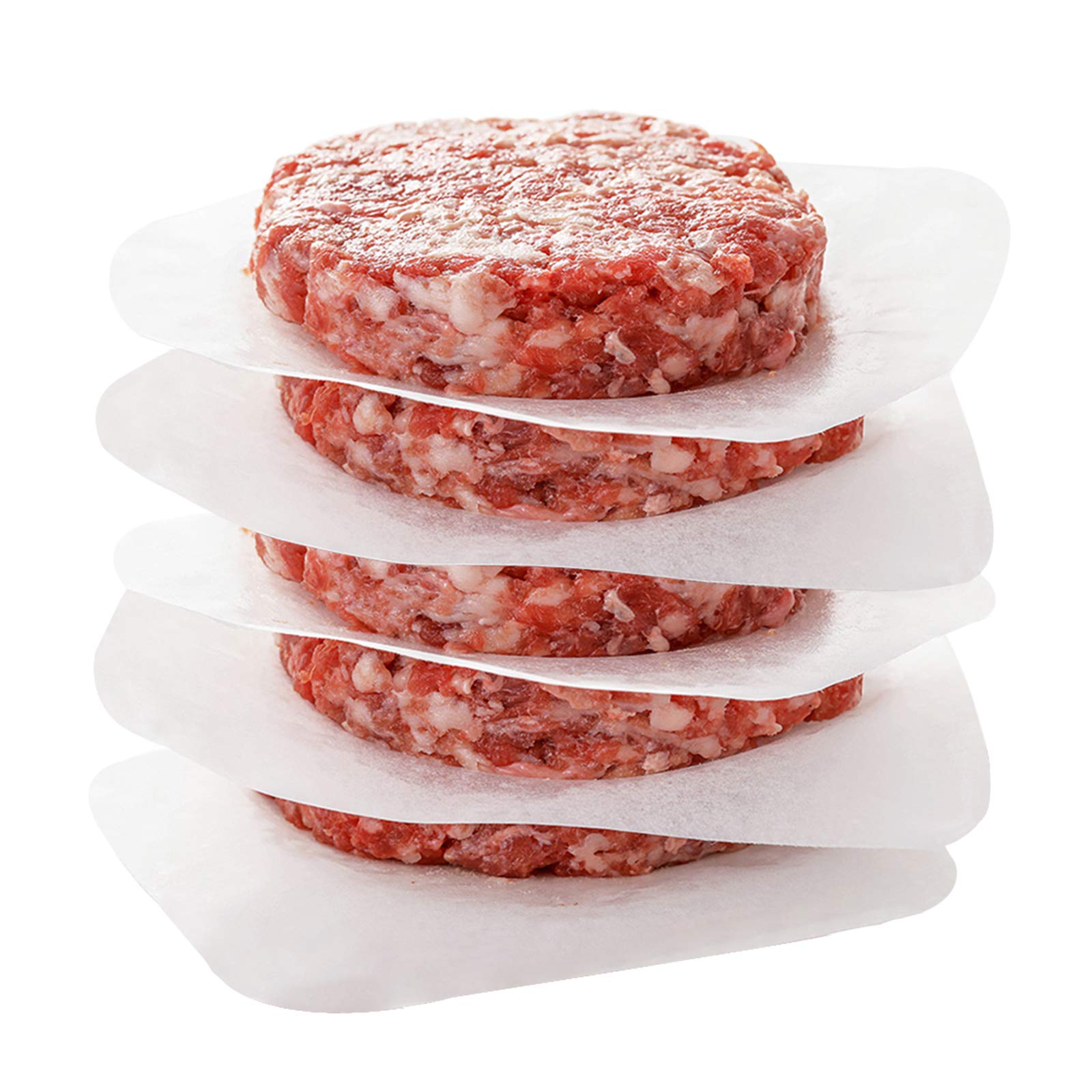 Quadratisches Pergamentpapier, 15,2 x 15,2 cm, 300 Stück, Backpapier mit Antihaftbeschichtung für separate Burger, Kekse beim Aufbewahren, Einfrieren und Karamellbonbons Küche, Haushalt & Wohnen