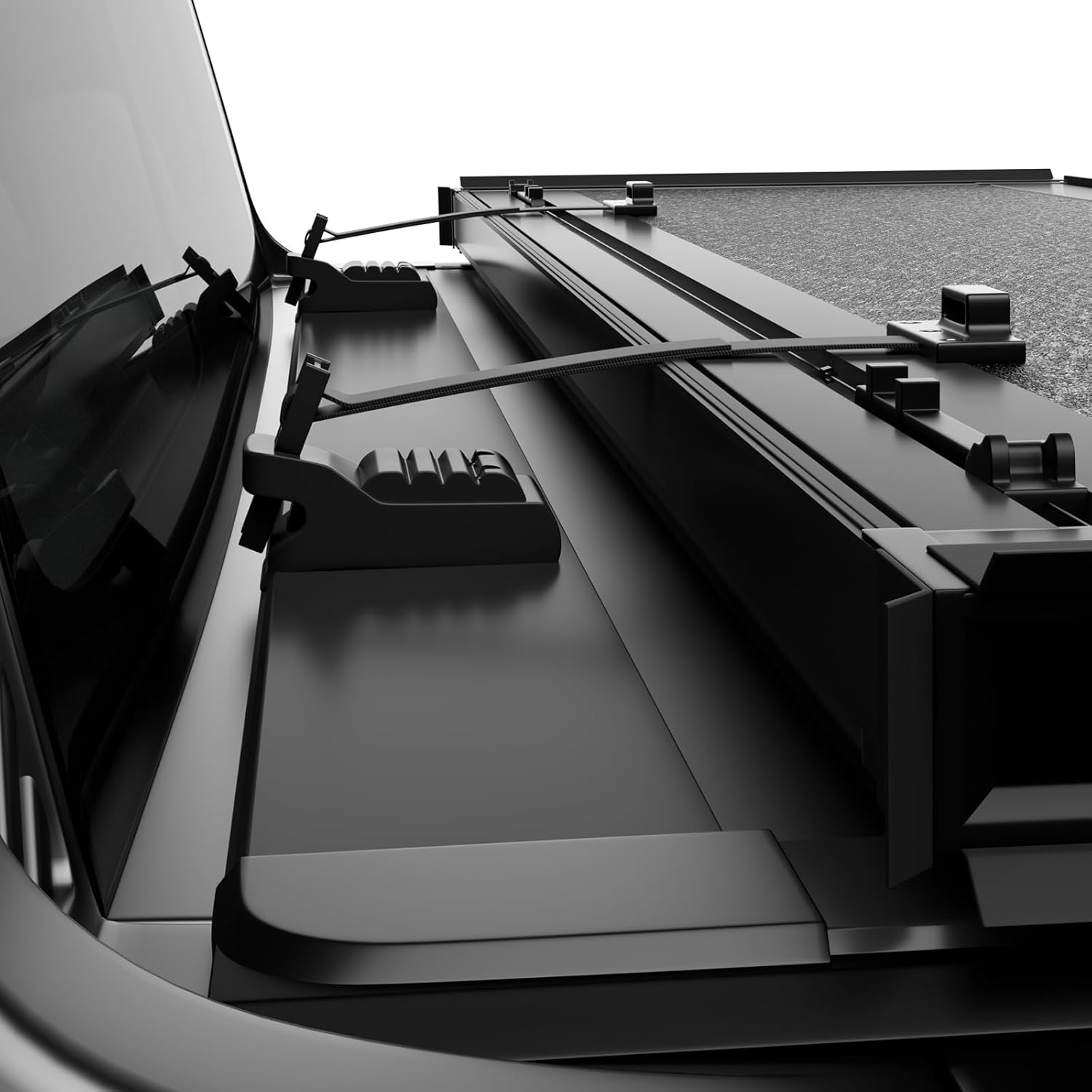 Low-Profile Hard Tri-Fold Truck Bed Tonneau Cover Compatible with 2022-2026 Ford Maverick 4' 6" Bed (54.4")