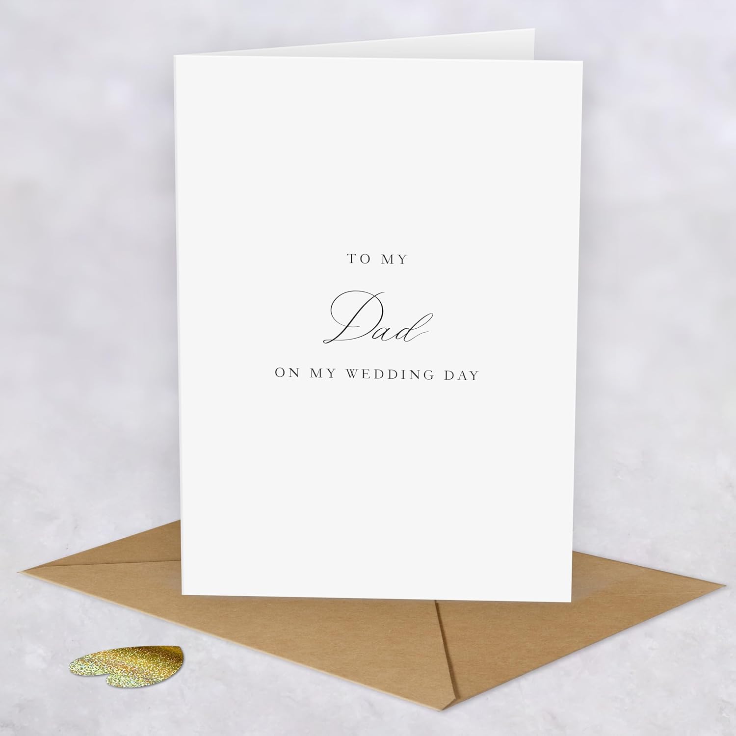 Set of 2 Wedding Day Card for Parents, To My Dad and Mom On Our Wedding Day, Card Set for Mom And Dad - Image 5
