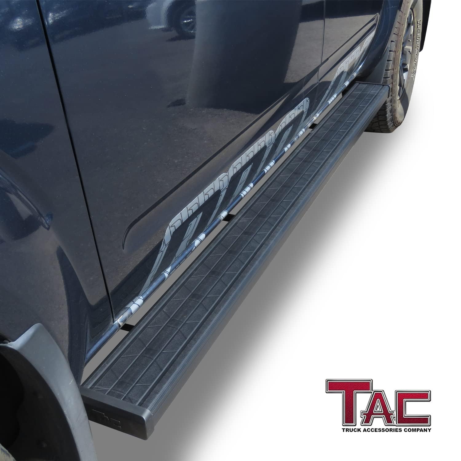 TAC Spear Running Boards Compatible with 2005-2024 Nissan Frontier Crew Cab Pickup 6