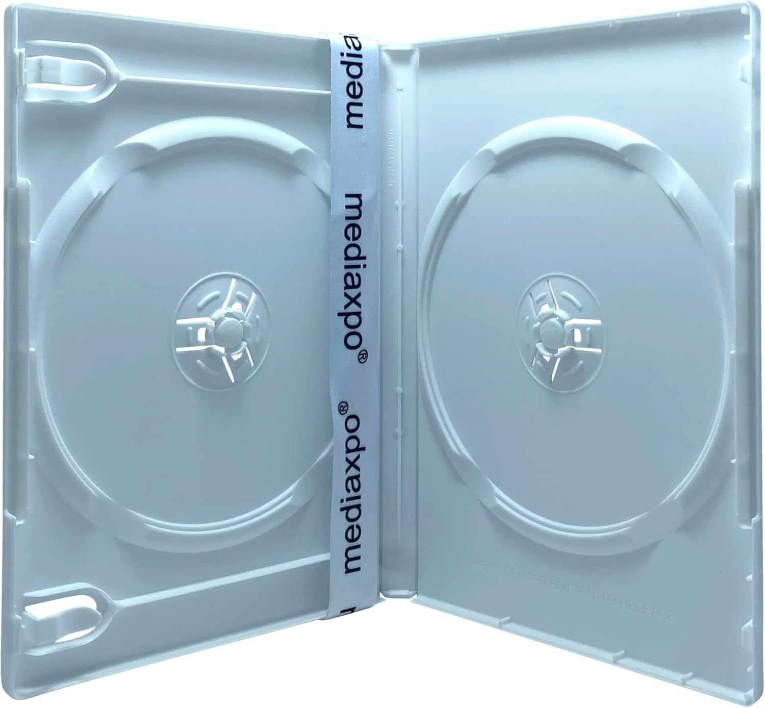 200 Premium Standard Solid White Color Double DVD Cases (100% New Material)