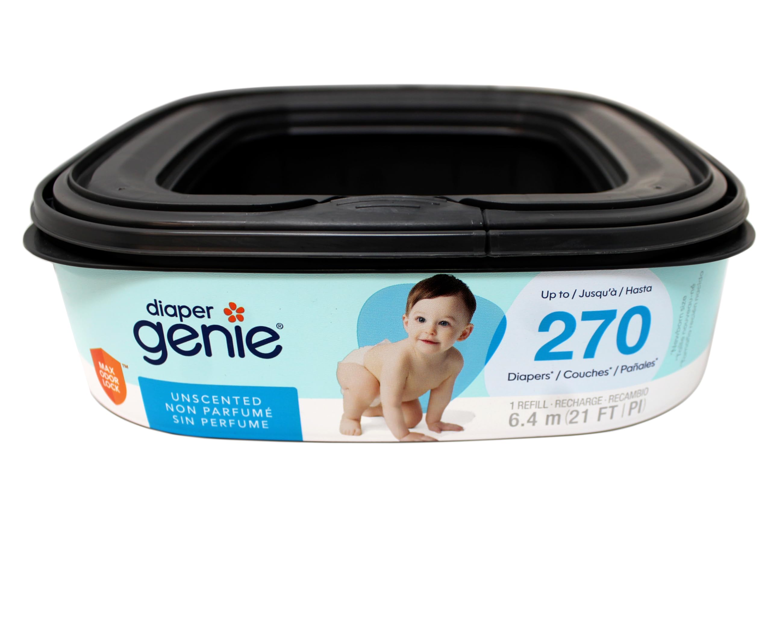 Amazon.com: Diaper Genie Square Refill, can Hold up to 270 Newborn