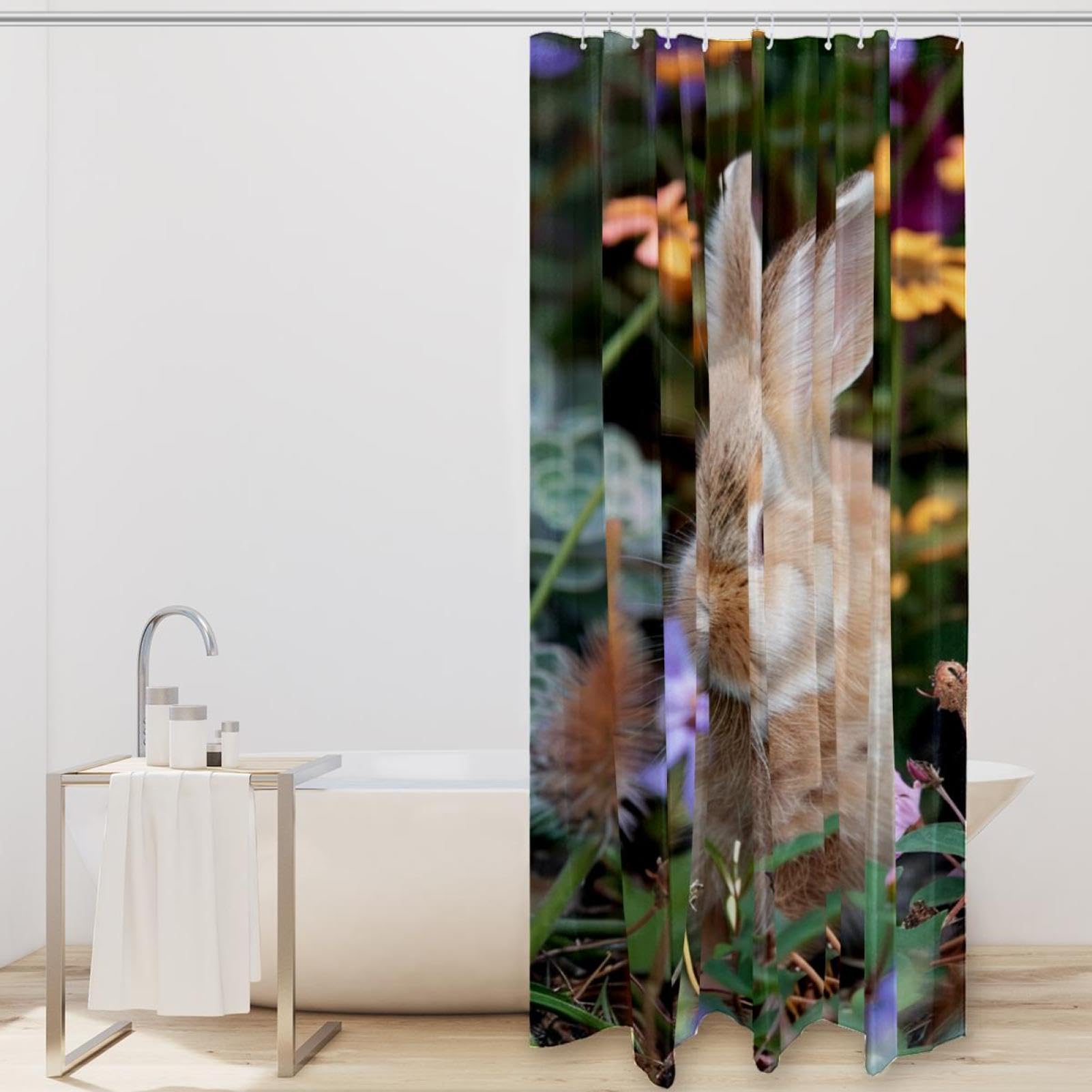 Amazon｜シャワーカーテンセット、浴室用ファームハウスシャワー