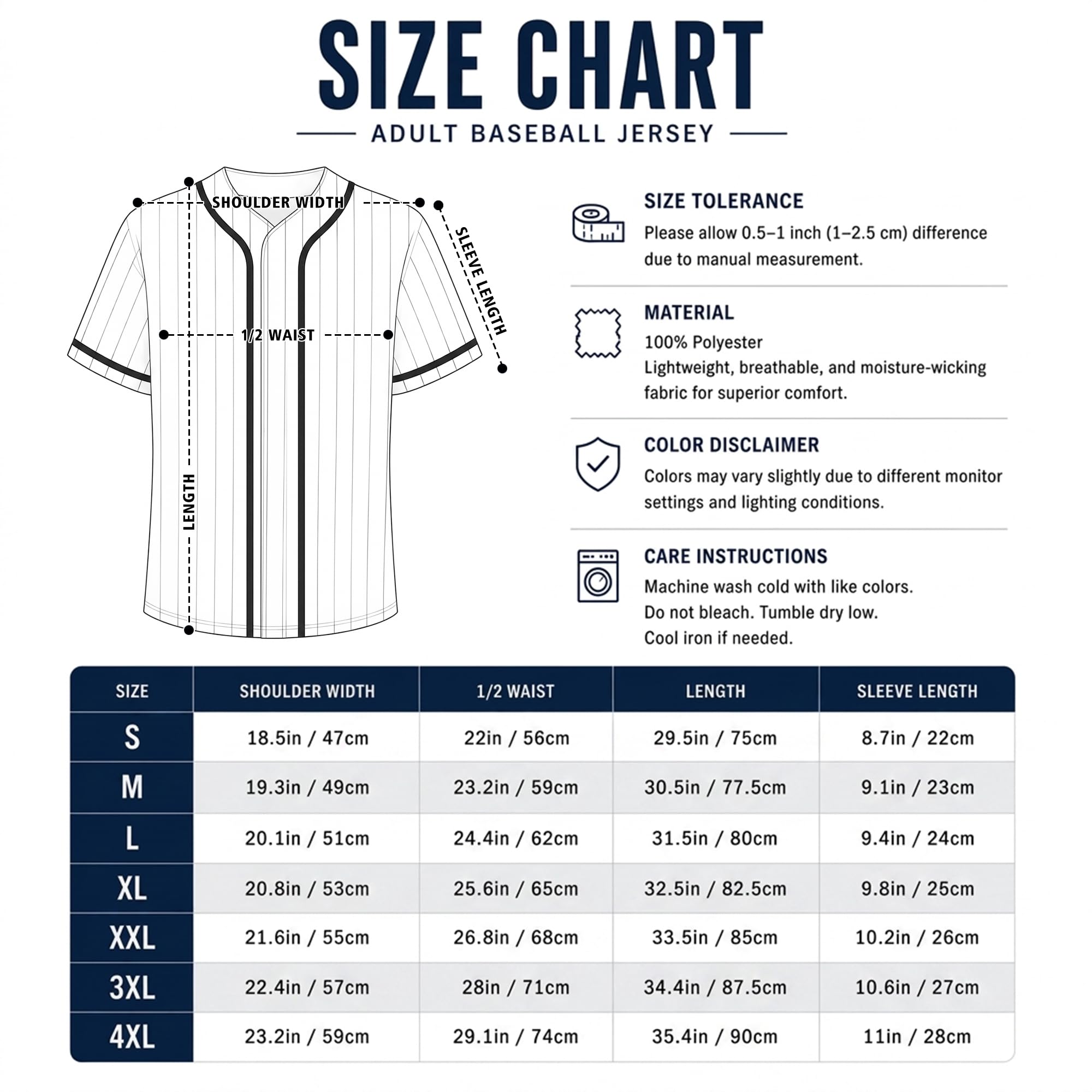 Maillot de Baseball Personnalisé Nom Numéro Logo Chemises de Baseball, Uniforme d'Équipe pour Hommes/Femmes/Enfants Chemise à Boutons Style à Rayures