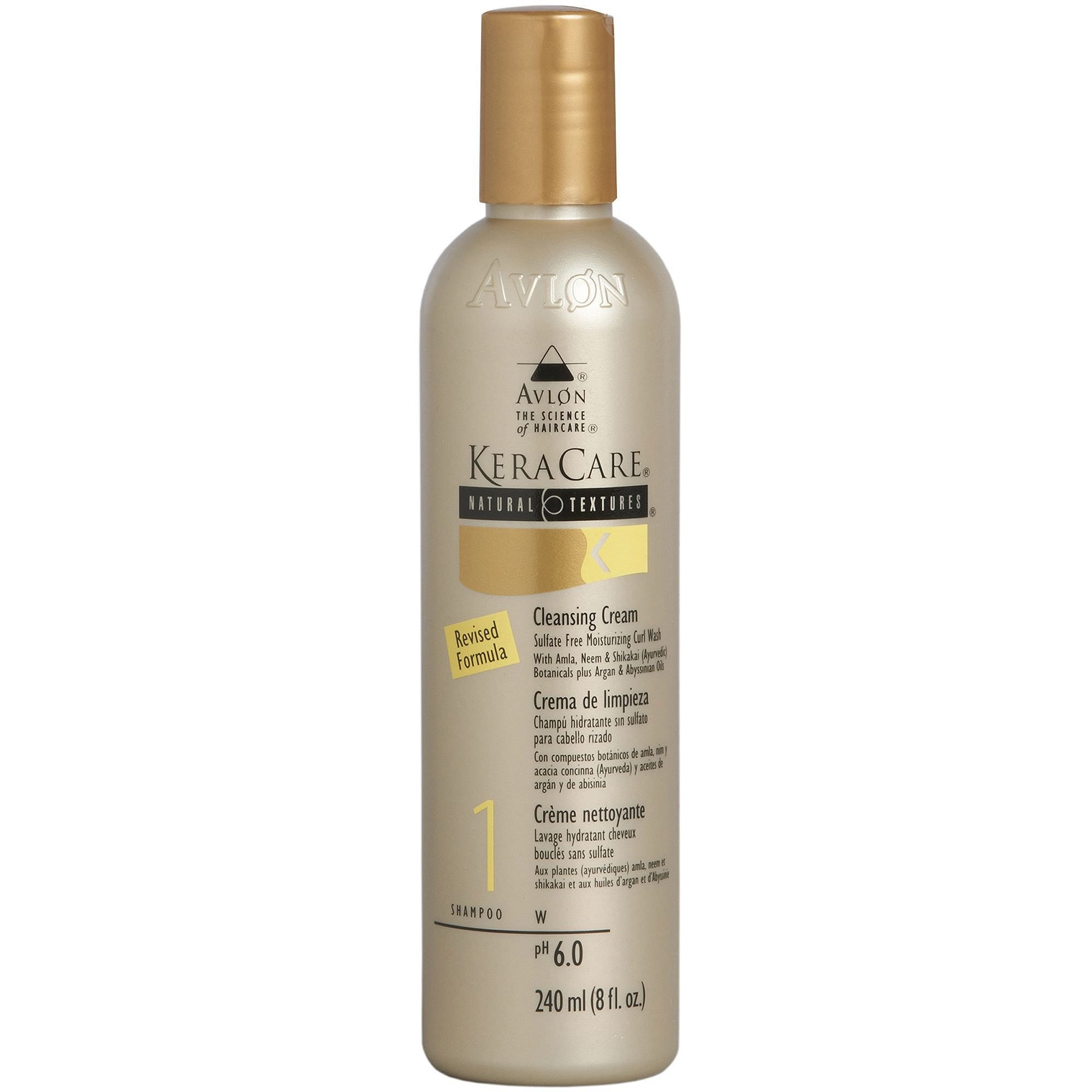 Avlon KeraCare Natural Textures Cleansing Crème, Shampoo 1, 240ml/8 fl. oz.