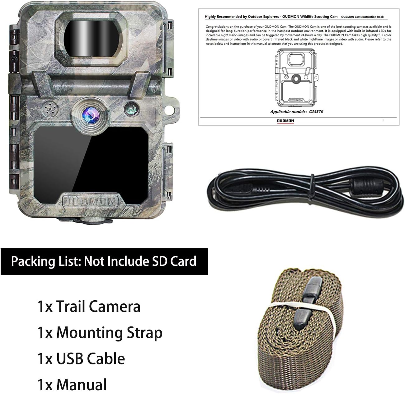 Bеѕt Dеаl 🛒 OUDMON Trail Game Camera, 1080P Hunting Cam for Wildlife with Night Vision Motion Activated and No Glow IR LEDs, Waterproof IP67 Suреr Sаlе 🛒 OUDMON Trail Game Camera, 1080P Hunting Cam for Wildlife with Night Vision Motion Activated and No Glow IR LEDs, Waterproof IP67