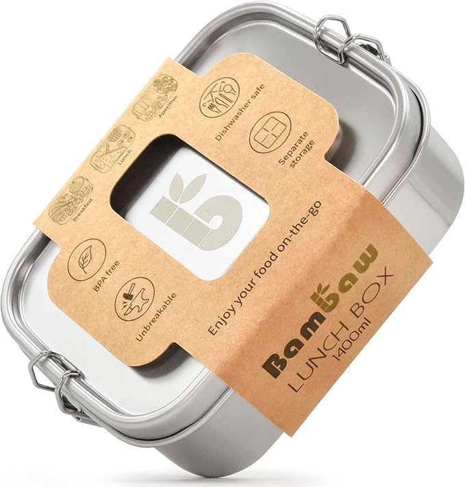 Stainless Steel Lunch Box Compartment Tiffin Box Leakproof Lunch