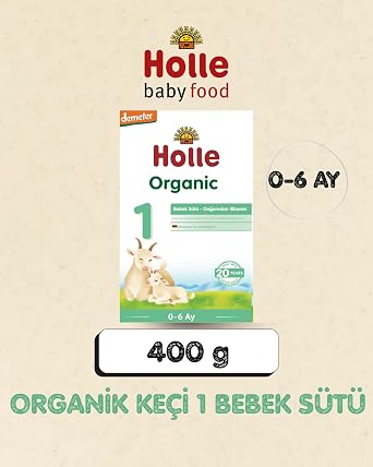 Holle Organic 1 Goat Milk Baby Formula 1 Pack (1 X 400 G)