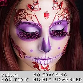 MEICOLY Light Purple Eye Black Stick,Waterproof Eye Black Baseball Softball Football Lacrosse,Lavender Violet Lilac Pale Purple Face Body Paint Stick for Halloween SFX Ursula Cosplay Makeup