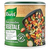 Knorr Brodo Granulare Vegetale, Brodo con Verdure da Agricoltura Sostenibile, Senza Glutine e Lattosio, Ricco di Sapore, 150g