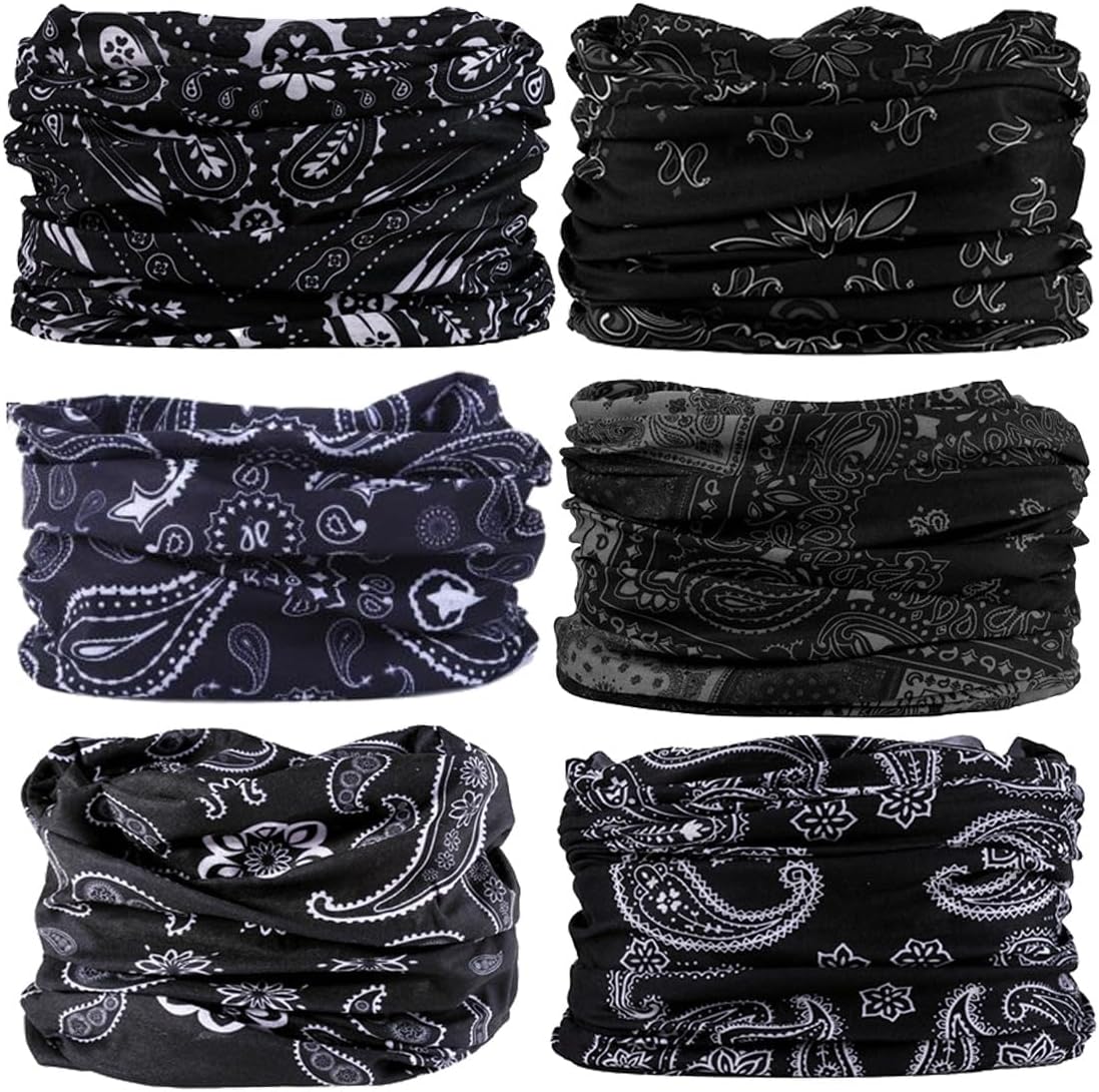 Neck Gaiter Face Mask Cover Scarf Bandana for Men Women, Sun, Dust-proof Tube Gaiter for Cycling Motorcycle Running Fishing