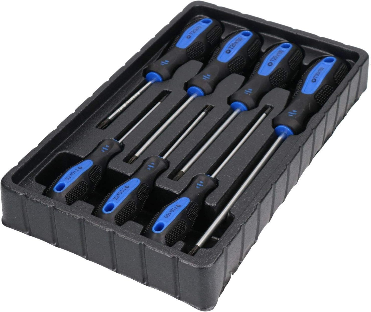 7pc Torx screwdriver set T10 - T30 with cushioned grip by BERGEN AT197