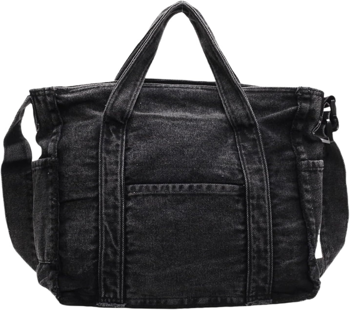 Denim Tote Bags for Women Jean Purse Casual Denim Handbag Large Capacity Crossbody Shoulder Bag