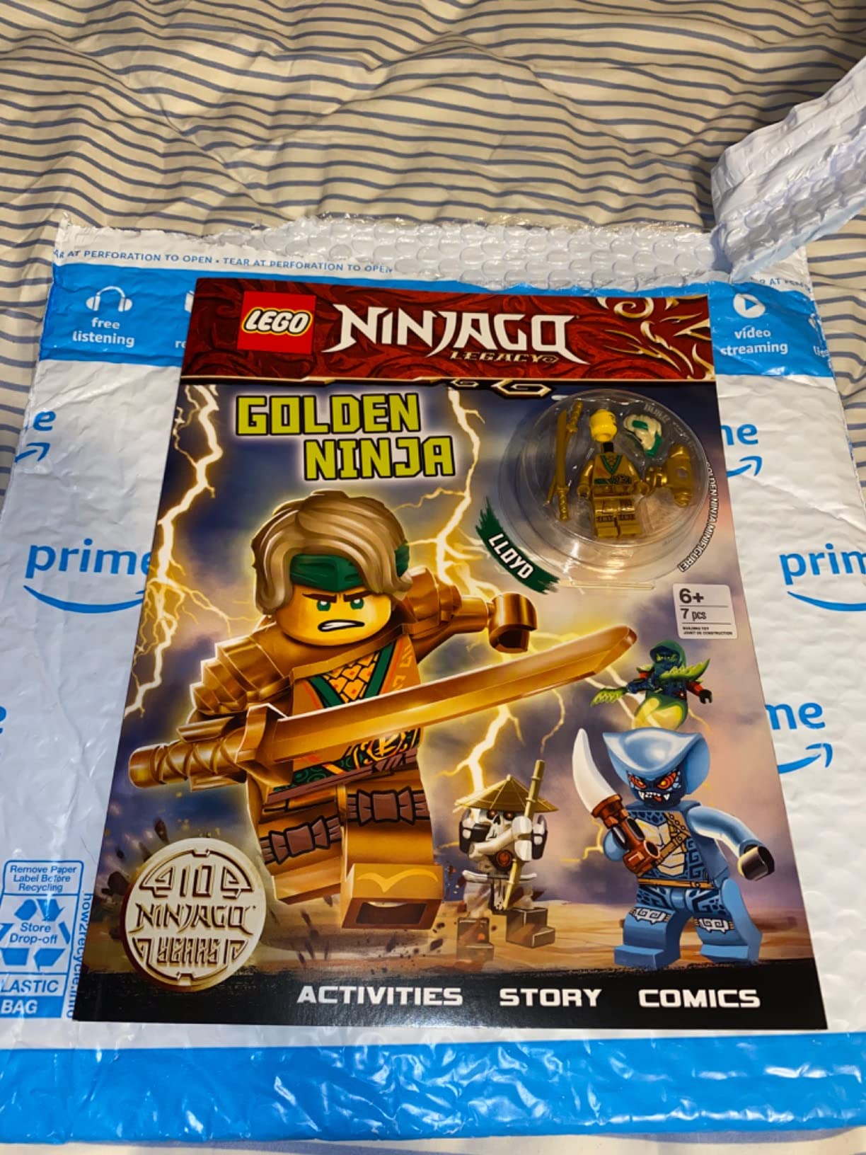 Amazon.com: LEGO NINJAGO: Golden Ninja (Activity Book with Minifigure ...