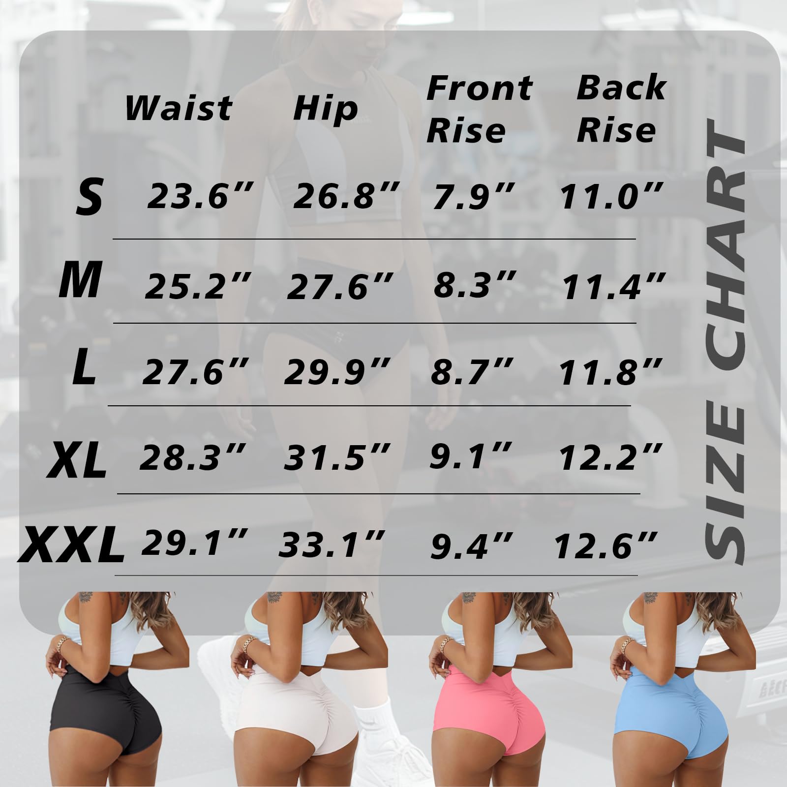 Pantalones cortos de yoga para mujer, cintura alta, espalda en V, levantamiento de glúteos, entrenamiento, gimnasio, ciclismo, baile, rave, pantalones de elastano