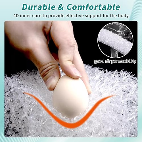 Miniatura 6 de Cojín de apoyo lateral para silla de ruedas, protectores laterales para silla de ruedas, almohada de cuña de estabilidad multifuncional para mayor