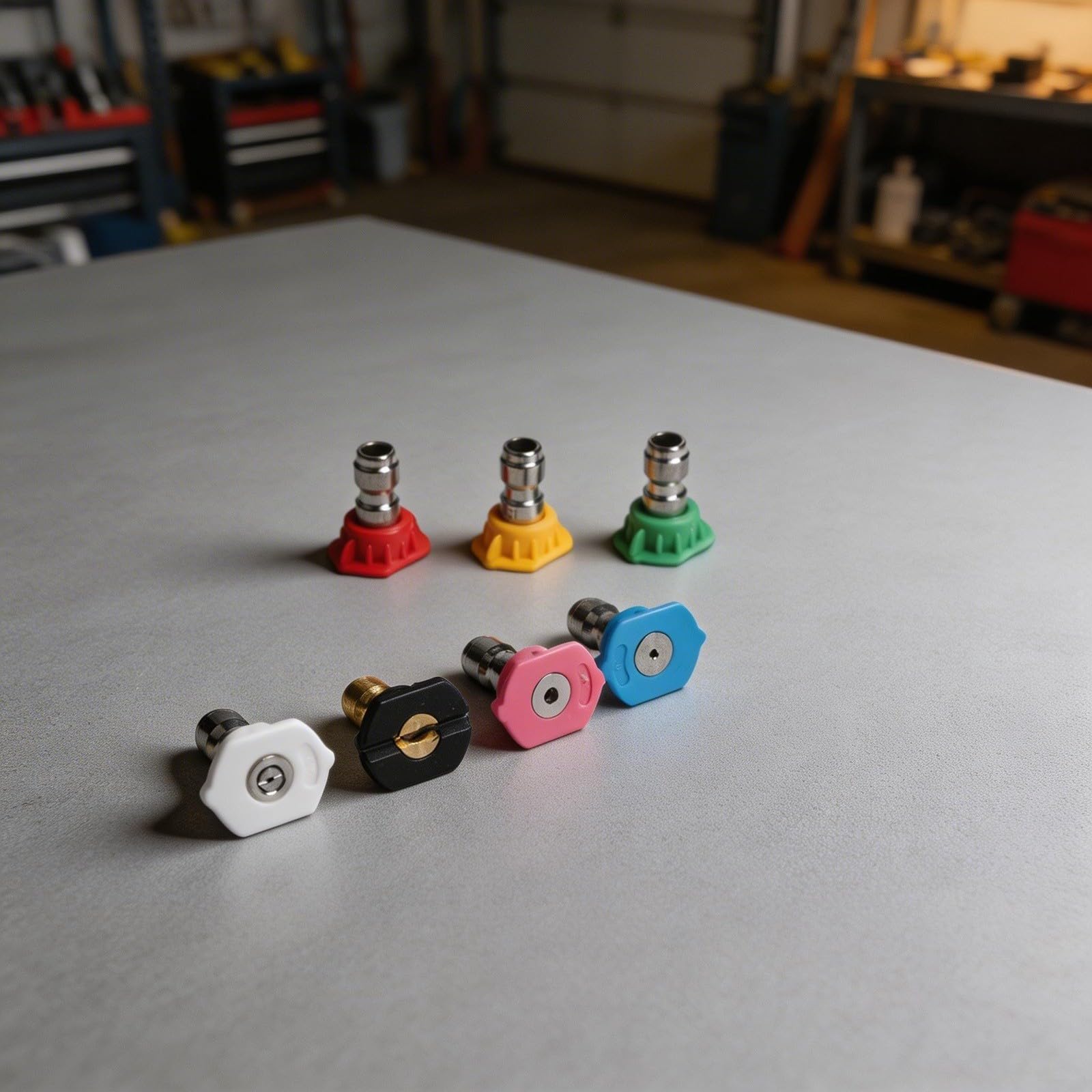 Boquilla de tanque de espuma de alta presión con adaptador de conexión rápida de 1/4 para LAVOR para PARKSIDE PHD para VAX para STERWINS para CRAFTSMAN para CHAMPION latón y plástico 3500 PSI