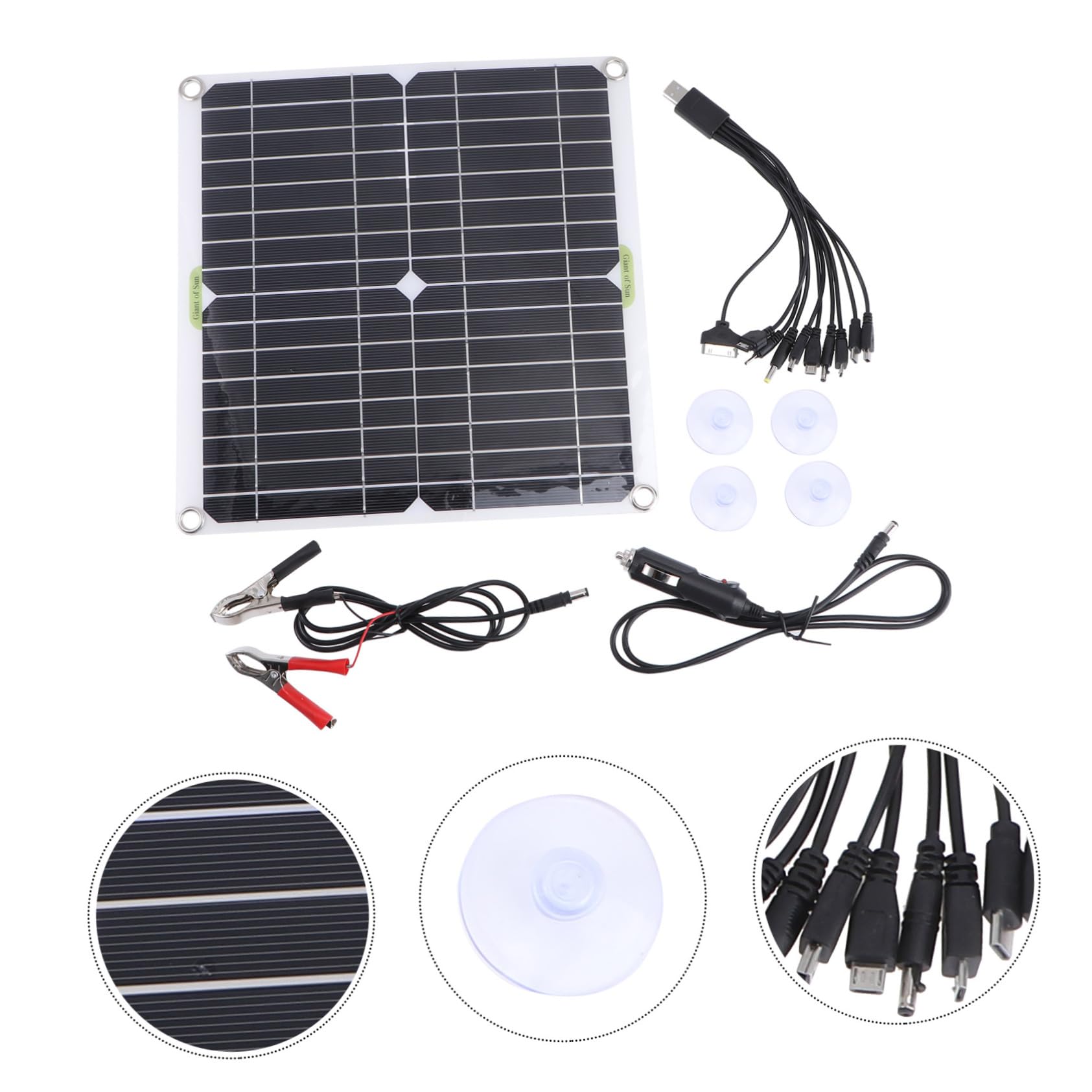 Pannello Solare 200w in Silicio Monocristallino Nero | Alta Conversione 98%, e Leggero, per Campeggio e Viaggio, Facile da Trasportare