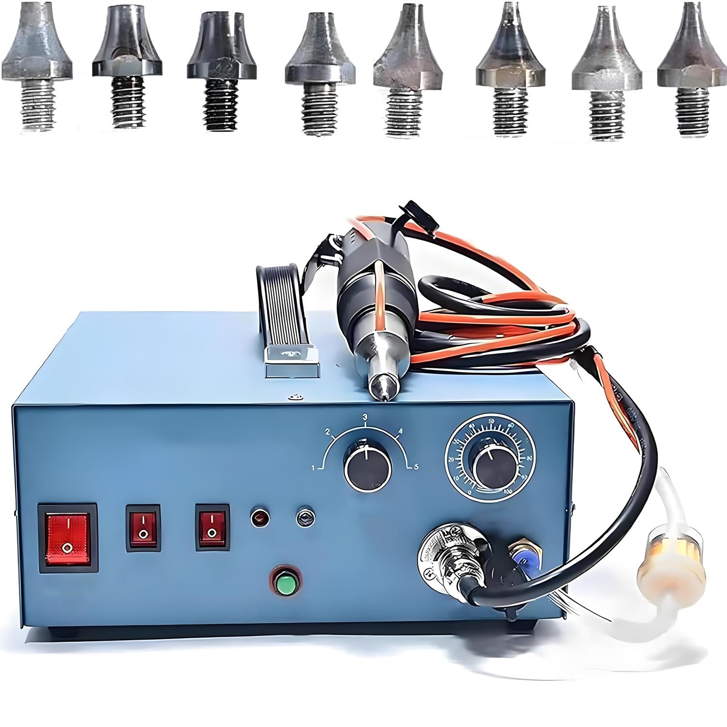 Maszyna Mocowanias Pereł 500 W,Zestaw Narzędzi Samodzielnego Mocowania Ozdób,Prasa Mocowania Kryształkóws,Aplikator Kryształków Termoprzylepnych,do Kryształków Średnicy 1-8 Mm