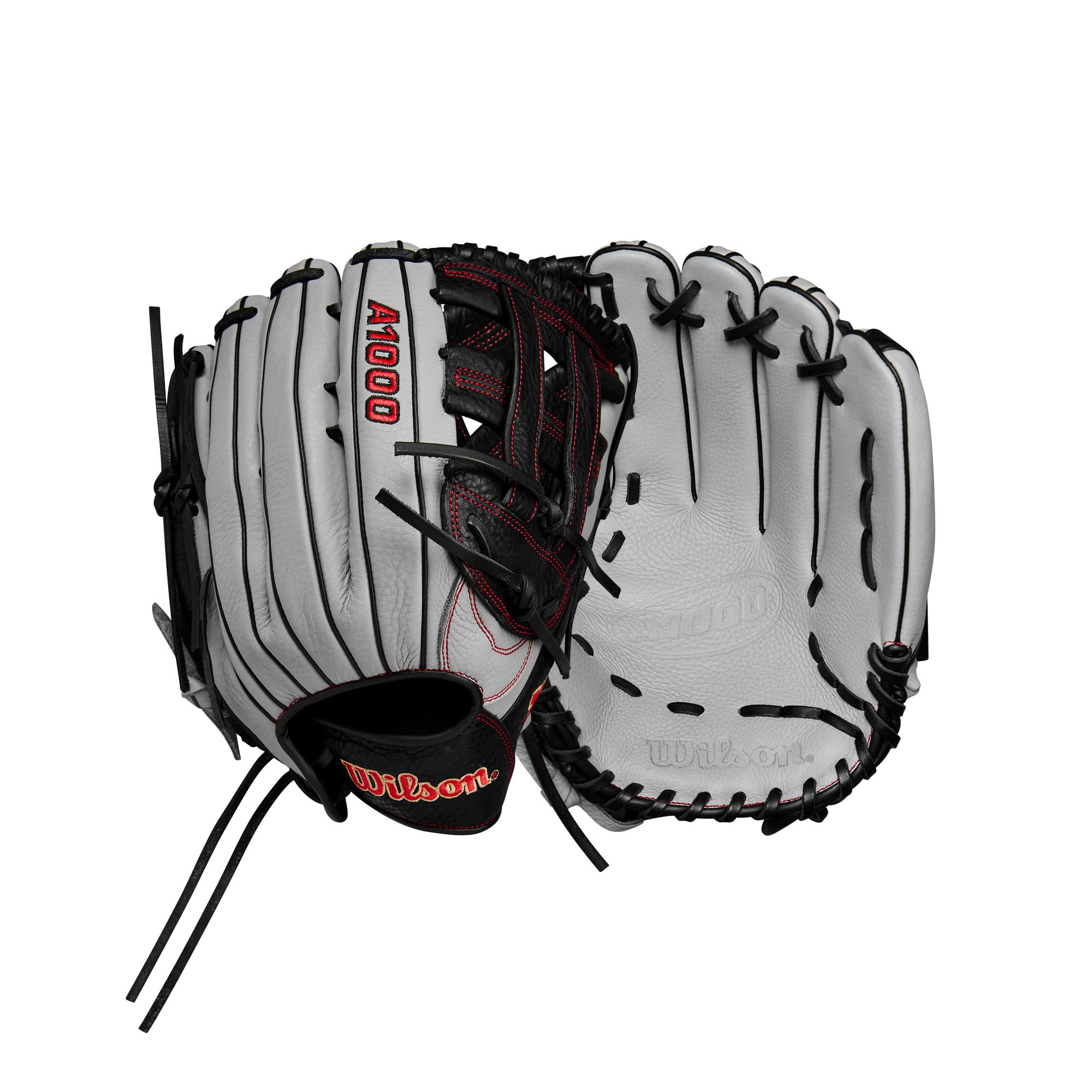 Gants de baseball Wilson 2024 A1000 outfield pour joueurs - idéaux pour entraînement quotidien - 30 cm x 30 cm