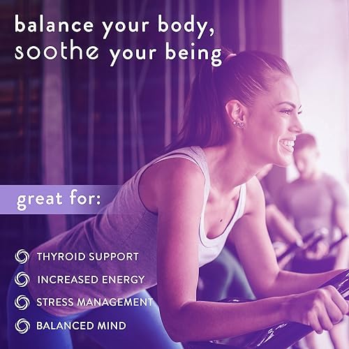 Vista 9 de WellPath - Suplemento de apoyo tiroideo para mujeres, administrador de cortisol con Ashwagandha, L-tirosina, apoya la energía y la respuesta al