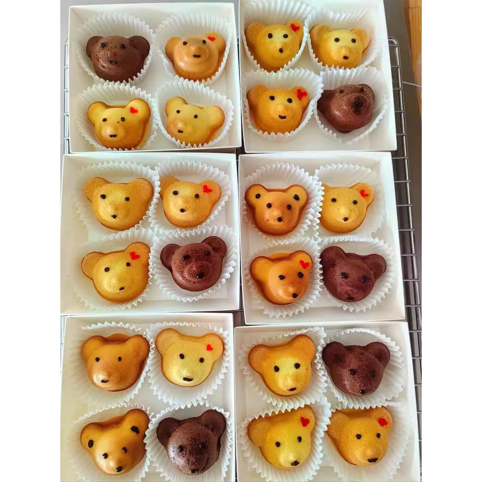 Pastel con forma de animal hecho de acero al carbono con revestimiento antiadherente, ideal para actividades de repostería infantiles, accesorios de horneado de cumpleaños para niños