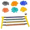 Queen Rearing Kit with 15 Cell Cups & Frame Holder Color Coded Plastic Grafting Kit for Beekeeping Beekeeping Supplies