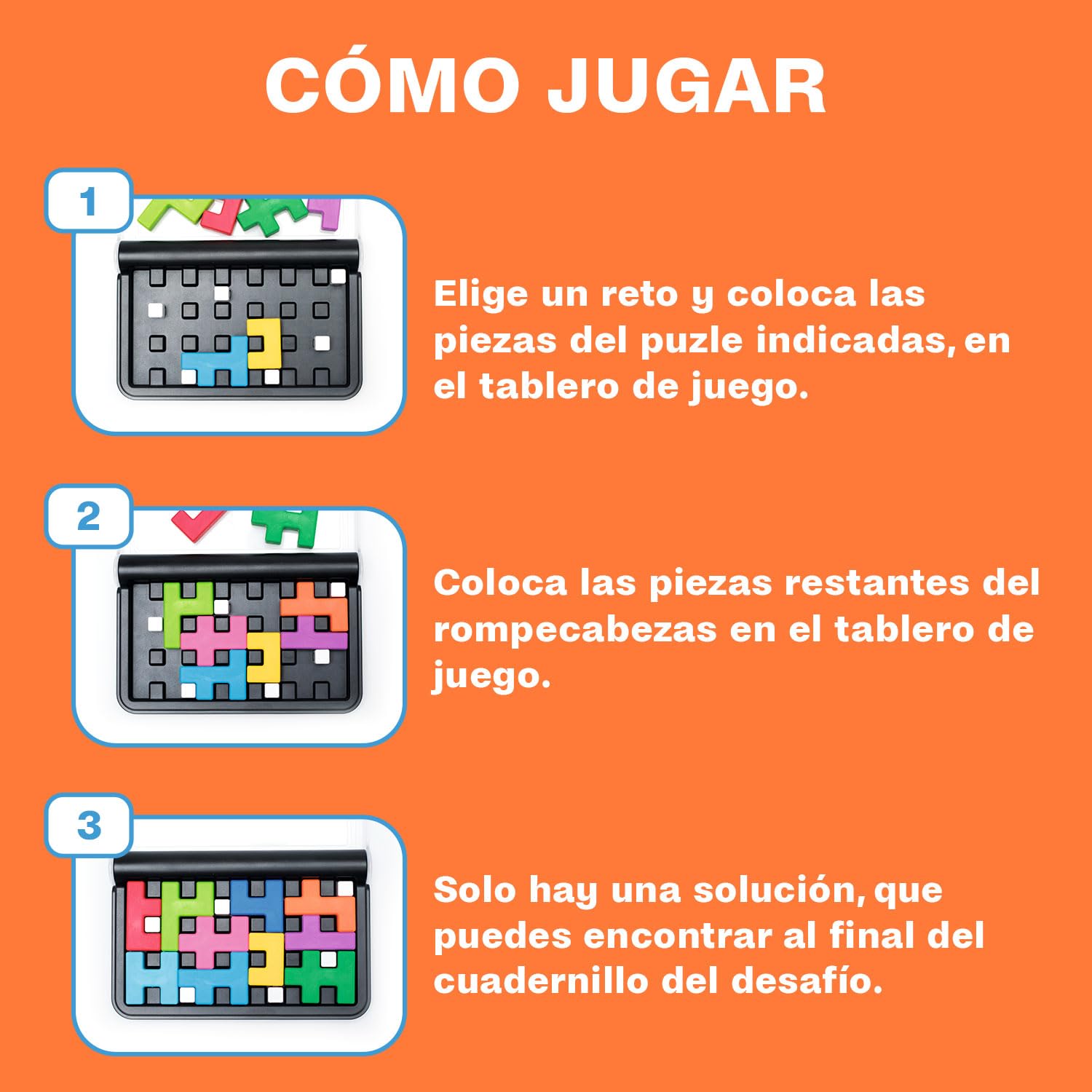 Smart Games - IQ Quub | Rompecabezas Niños Y Rompecabezas Adultos | Juegos Niños 6 Años O Más | Juegos Mesa con 120 Desafíos | Regalo Niño 6 Años O Más para 1 Jugador - 2