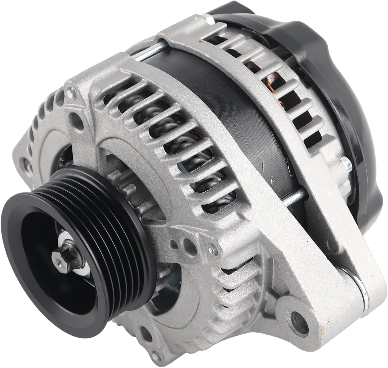 Alternator 130A 12V 6-Groove Pulley Compatible with 2004-2007 Honda Accord 3.0L,Replace 31100-RCB-Y01 104210-3500