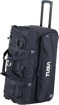 TUSA Dive Gear Roller Duffle Bag in Black