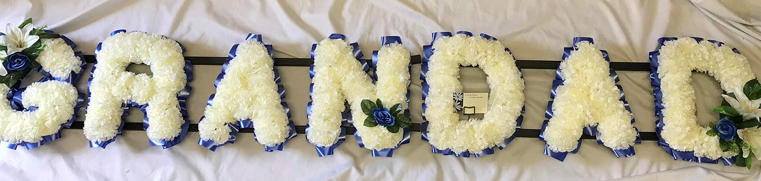 Silky Bouquets Grandad Silk Funeral Flower Artificial Floral Memorial Tribute (Hunter Green)