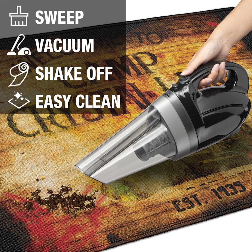 GRAPHICS & MORE Anti-Slip Indoor Doormat, 20” x 31.5” Camp Crystal Lake Sign, Floor Mat for Inside Entry Way/Back Door Garage Mudroom Home and Office, Low Profile