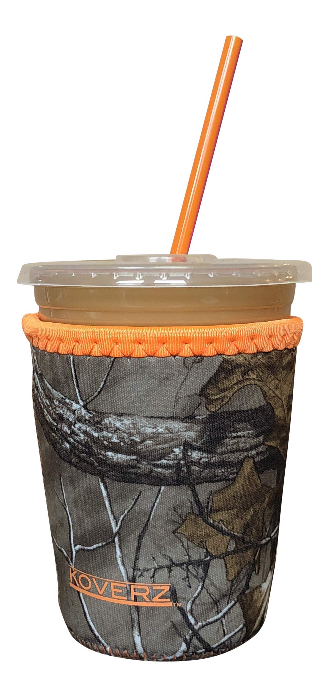 Koverz Iced Coffee Sleeve, Insulated Neoprene Cup Sleeve, Fits a 16 Oz. Coffee Cup, Washable and Reusable, Iced Coffee Accessories, Small Realtree Camo