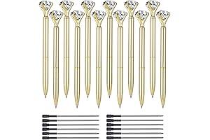 Dazzling Gold Diamond Pen Ensemble: A Touch of Opulence for Writing