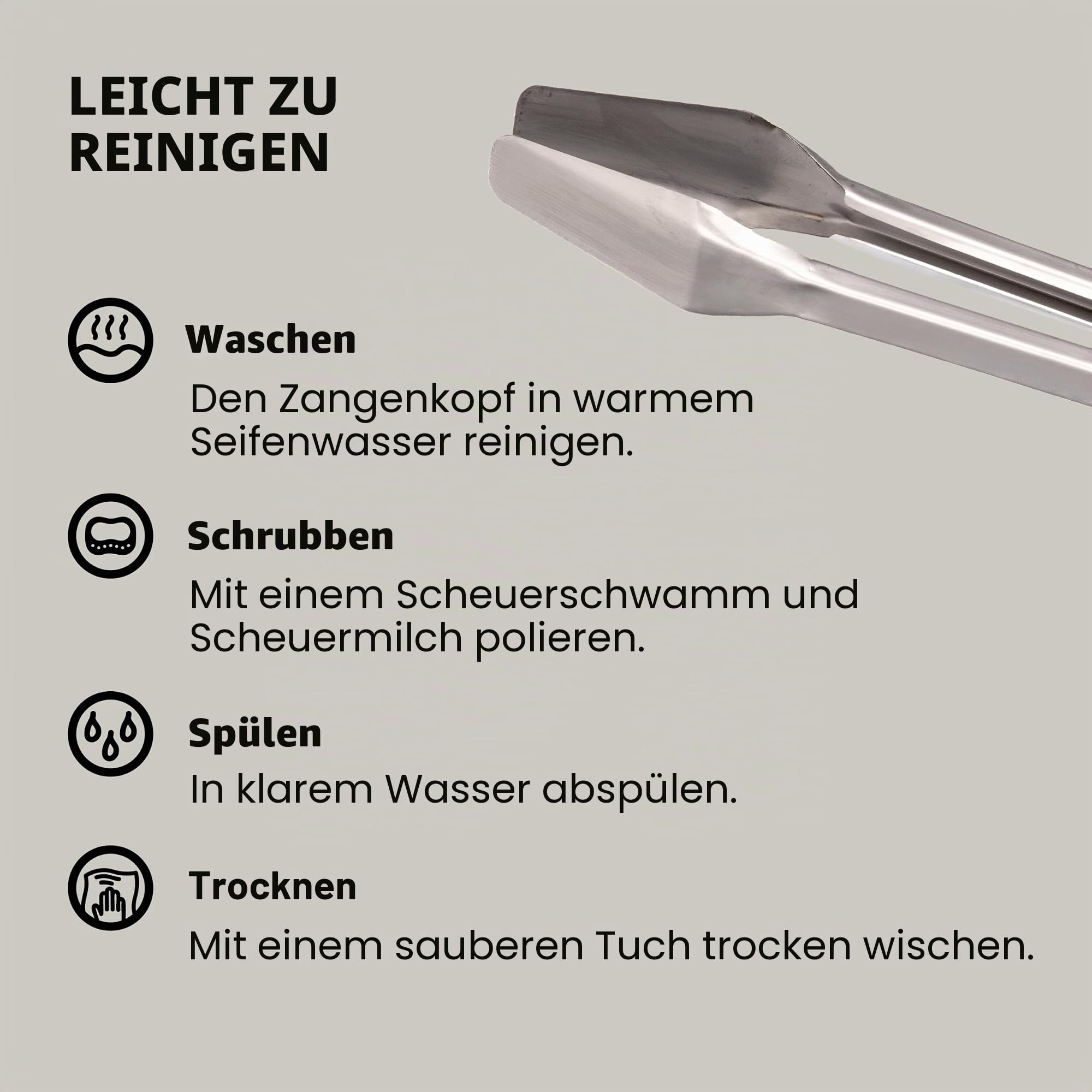 Donkey Tong 68,6 cm robuste Grillzange | Extra lange Grillzange mit Eichenholzgriff | Handgefertigte Fleischzange aus Edelstahl zum Grillen, Räuchern, Holzkohle & Lagerfeuer Kochen | Grillgeschenk für