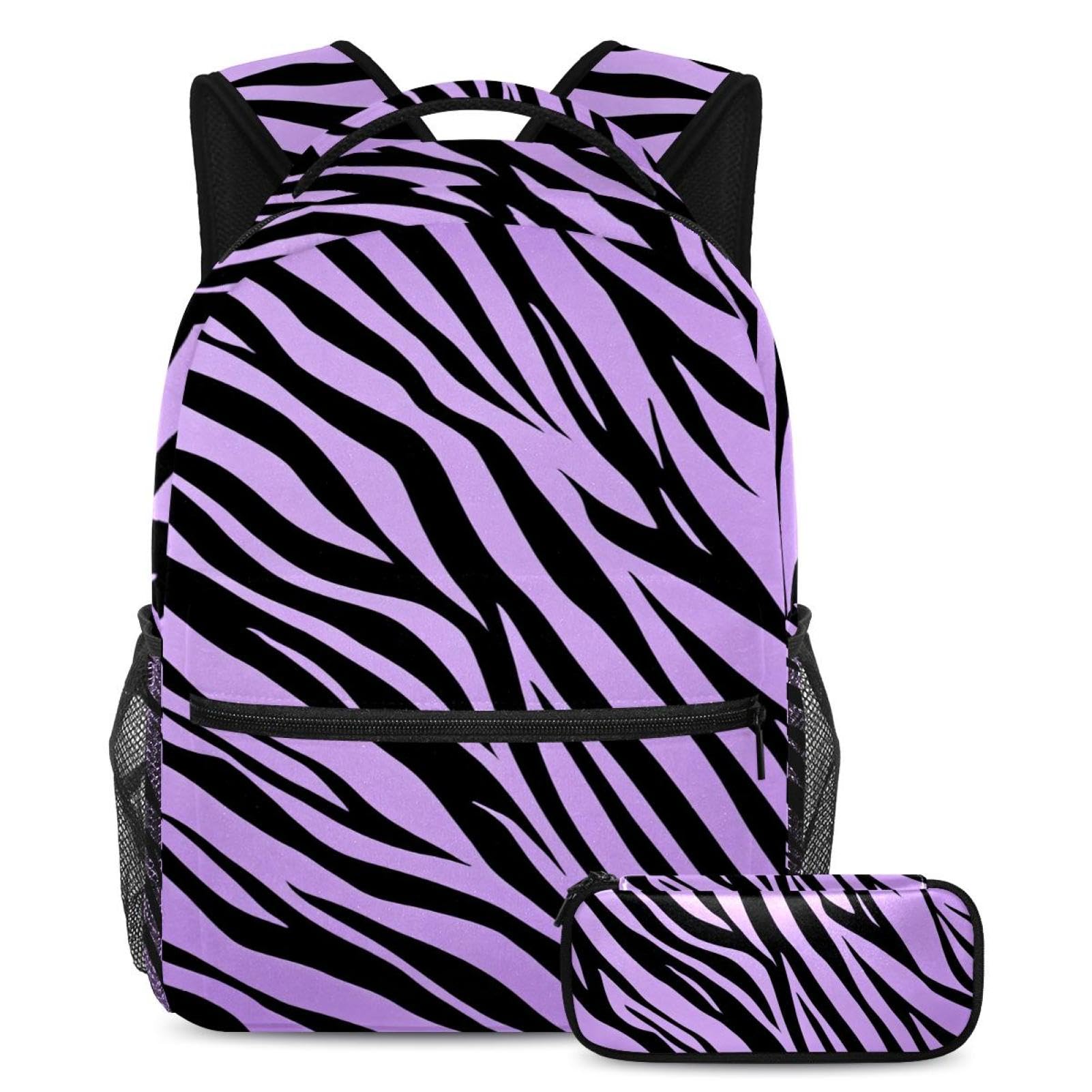 Sac à dos de grande capacité violet pour ne plus manquer de place à l'école - 7