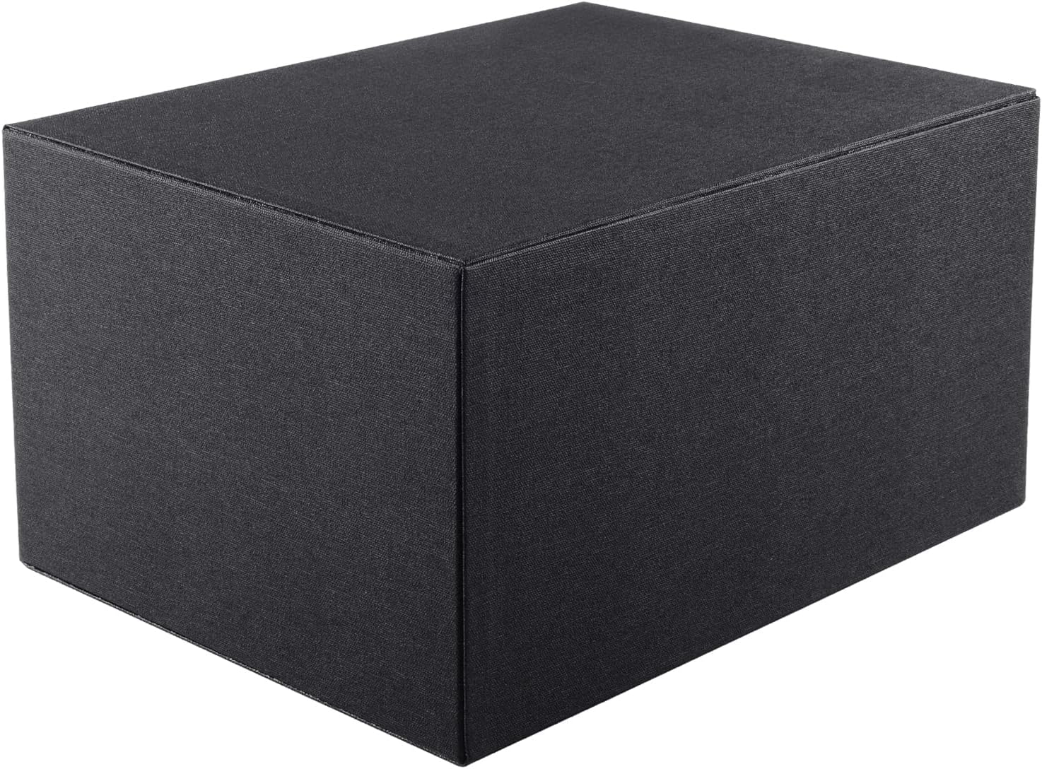 PU Leather Desk Organizer with 3 Drawers,Executive Office Supplies Desktop Filing A4 File Cabinet/Holder for Jewelry/Bill/Paper/Documents/Makeup Home Decor Stationery Storage Box,Black