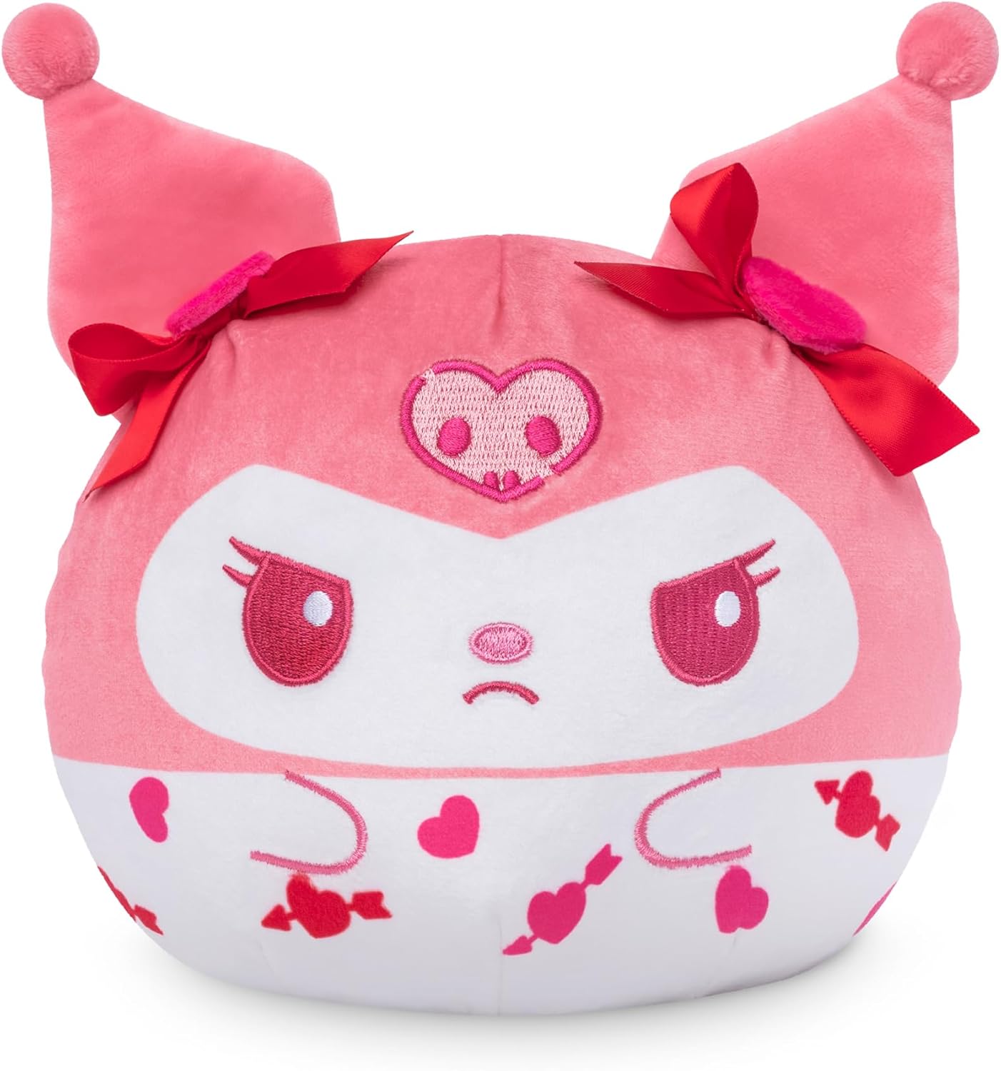 TeeTurtle Hello Kitty Reversible 6" Sanrio Plush - Pink and Red Hearts - Amazon Exclusive Kawaii Cute Soft Plush