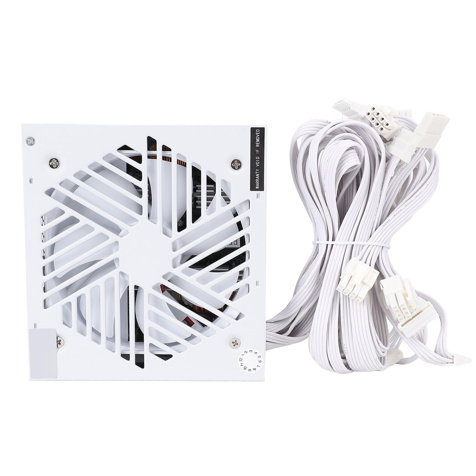 Modułowy Zasilacz ATX 600 W do Komputerów do Gier Wysokowydajna Pojedyncza Szyna 12 V z Chłodzeniem Niezawodny Zasilacz Komputerowy Stacji Roboczych i Zestawów Gier