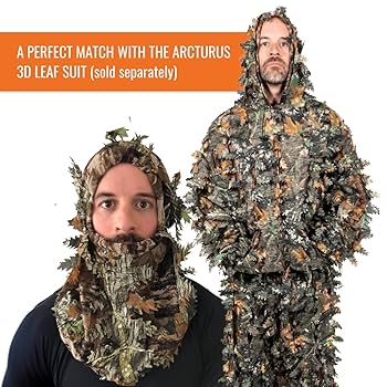 Amazon.co.jp: Arcturus迷彩3Dリーフギリー迷彩フェイスマスク