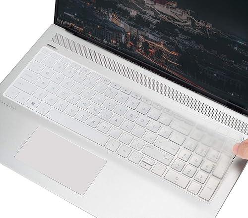 Vista 14 de Protector de teclado compatible con HP Pavilion 15.6" Series/HP 15.6" pantalla táctil portátil 15-BS020WM/HP Pavilion x360 15.6" Series/HP Envy x360