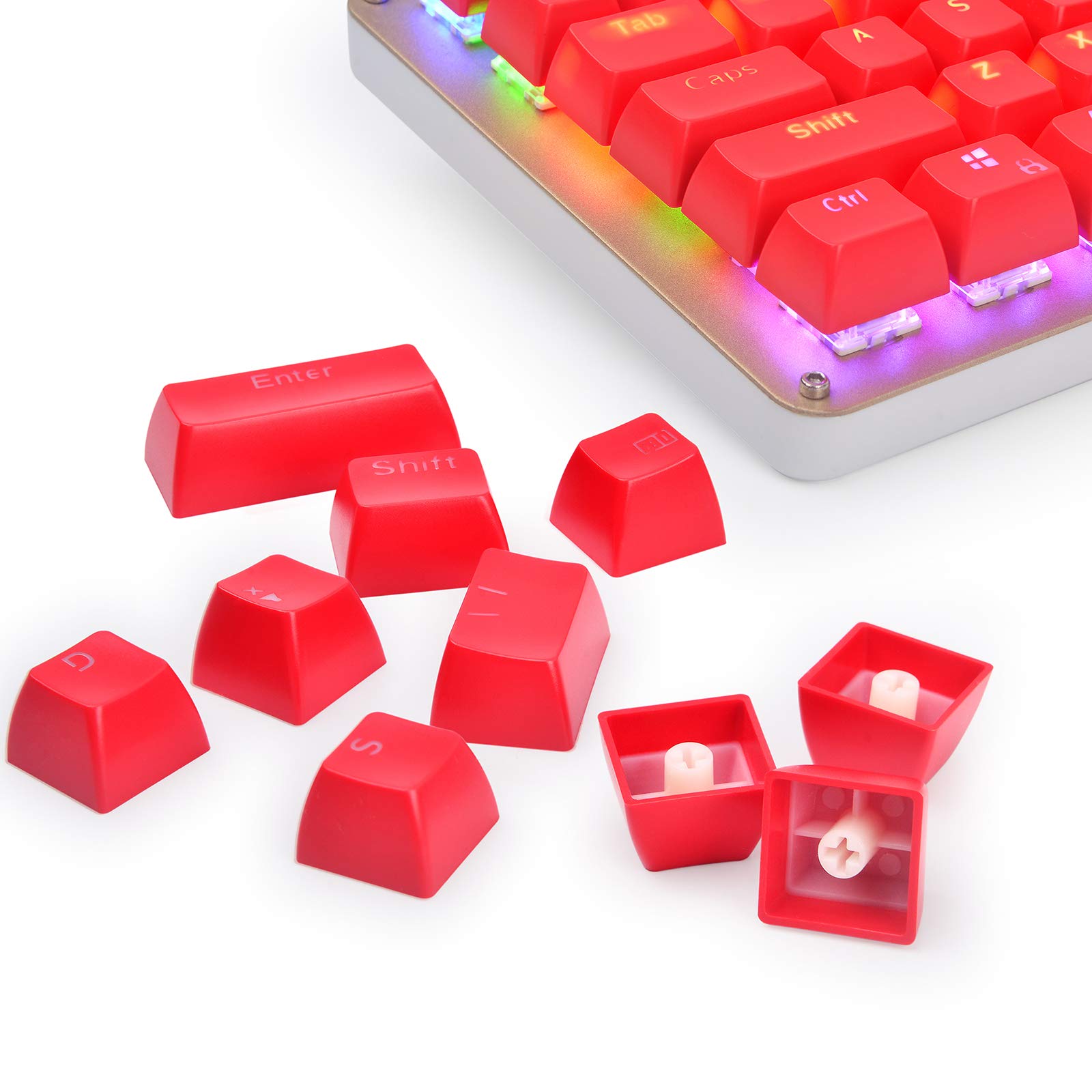 Bossi Double Shot PBT Keycaps OEM Profile Backlit Keycaps for MX