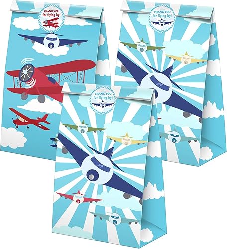 Miniatura 9 de Platos y servilletas de fiesta de avión - Decoraciones de fiesta de avión - Vajilla de fiesta de avión - Recuerdos de fiesta de avión - Suministros