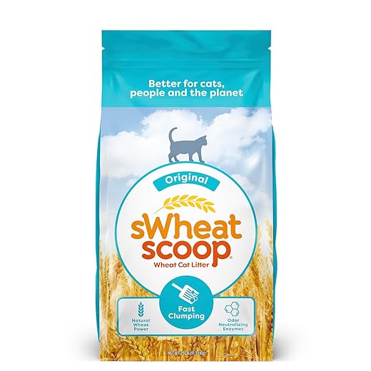SWheat Scoop – Bolsa para gatos de areia natural com encaixe rápido