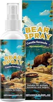 Long Range Bear Countermeasure Spray, 100ml Self Defense Animal Repellent Mist | Bitter Bear Spray Self Defense for Women Hiking Climbing Outdoor Safety Mountain Lion