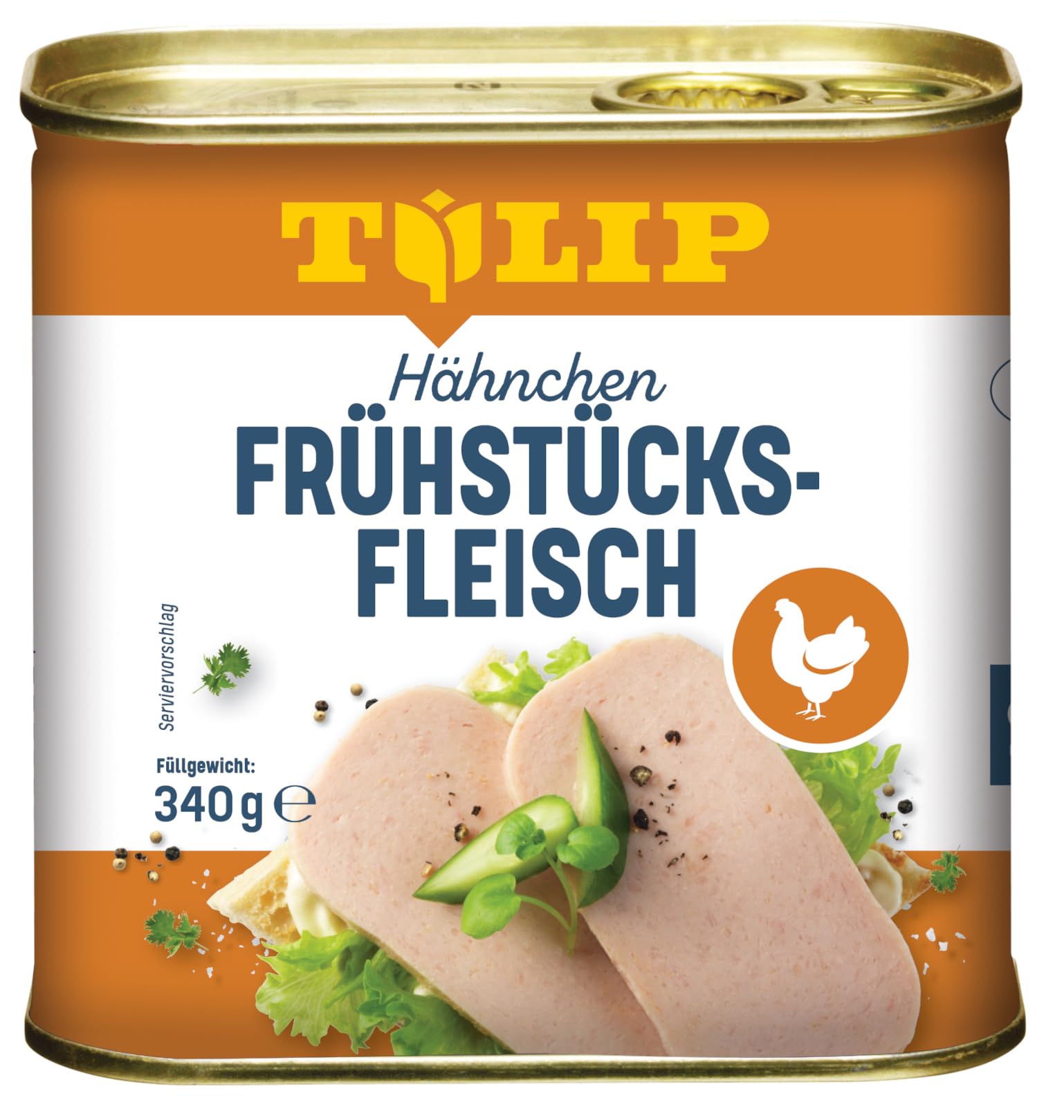 TULIP 3x Klassisches Corned Beef 340g + 3x Hähnchen-Frühstücksfleisch 340g + 3x Schweine-Frühstücksfleisch 340g | 98% Rindfleisch 86% Schweinefleisch 80% Hühnerfleisch | Konservenfleisch
