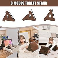 Vista 3 de Giantex Almohada de cuña de cama para dormir, almohada triangular de 7.5 pulgadas para soporte de cuello y pierna trasera, almohada de cuña