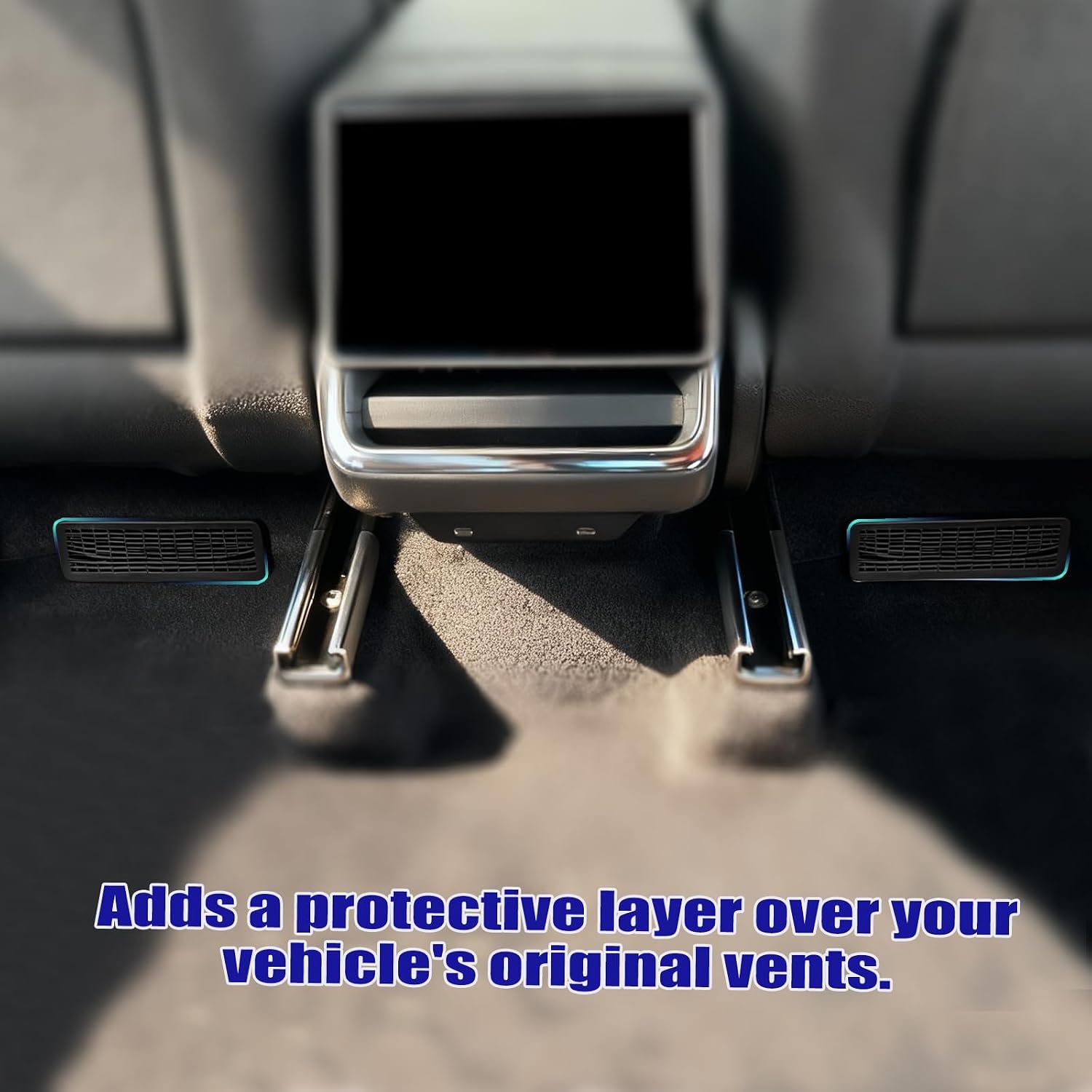 Rear Under Seat Air Vent Cover for Tesla Model Y Juniper 2025 2026,Floor Air Flow Vent Grille Protection,Air Condition Outlet Grille Protector for Model Y Juniper Accessories